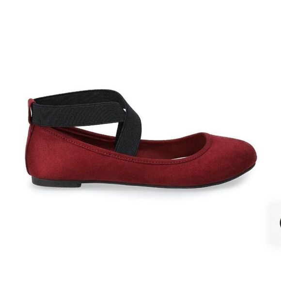 SO Women’s Size 7 Seadragon Burgandy Flats - Picture 6 of 10